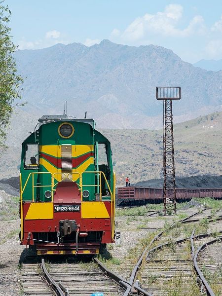 Railway for transporting coal Town Tasch Kumyr